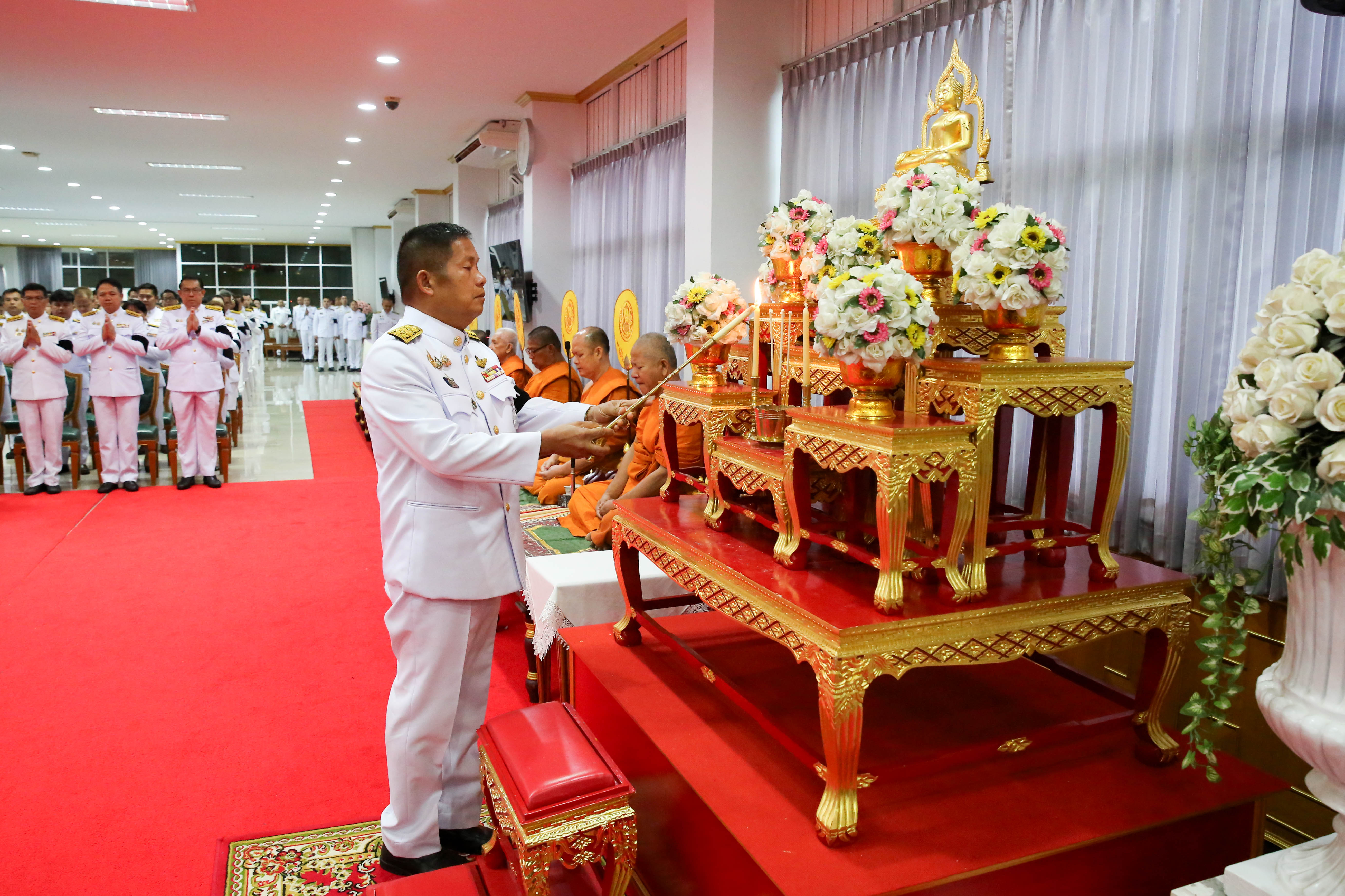 จ.พิจิตร จัดพิธีเจริญพระพุทธมนต์และทำบุญตักบาตรถวายเป็นพระกุศล เนื่องในโอกาสฉลองพระชนมายุ 99 พรรษา สมเด็จพระอริยวงศาคตญาณ สมเด็จพระสังฆราช สกลมหาสังฆปริณายก